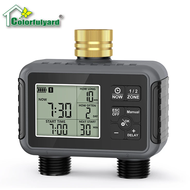 2-Outlet Digital Water Timer