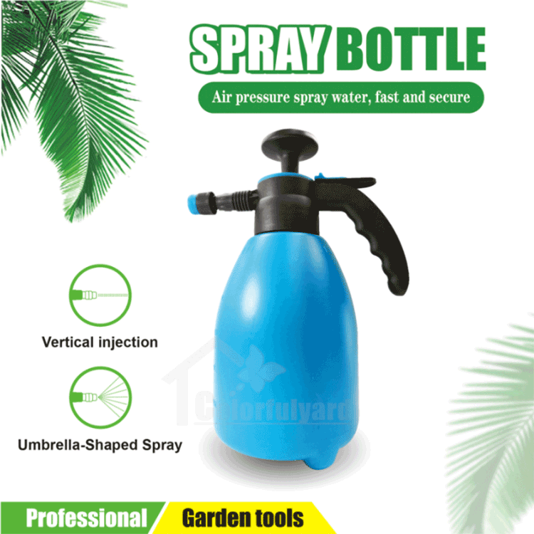 Blue Hand-Press Spray Bottle factory Blue Hand-Press Spray Bottle factory