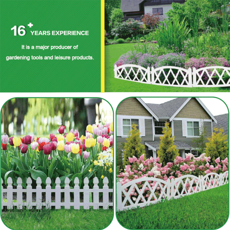 White Plastic Garden Partition Fence price White Plastic Garden Partition Fence price