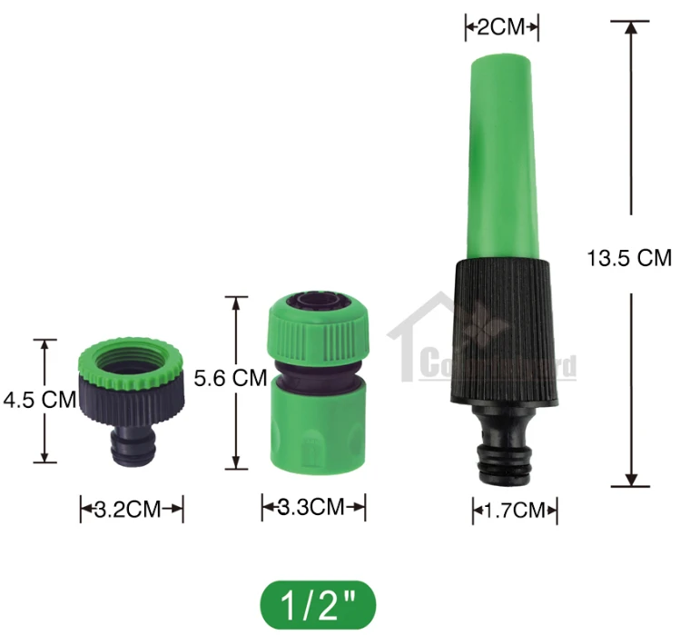 Multifunctional Household Straight Sprayer Nozzle 4-Piece Set high quality