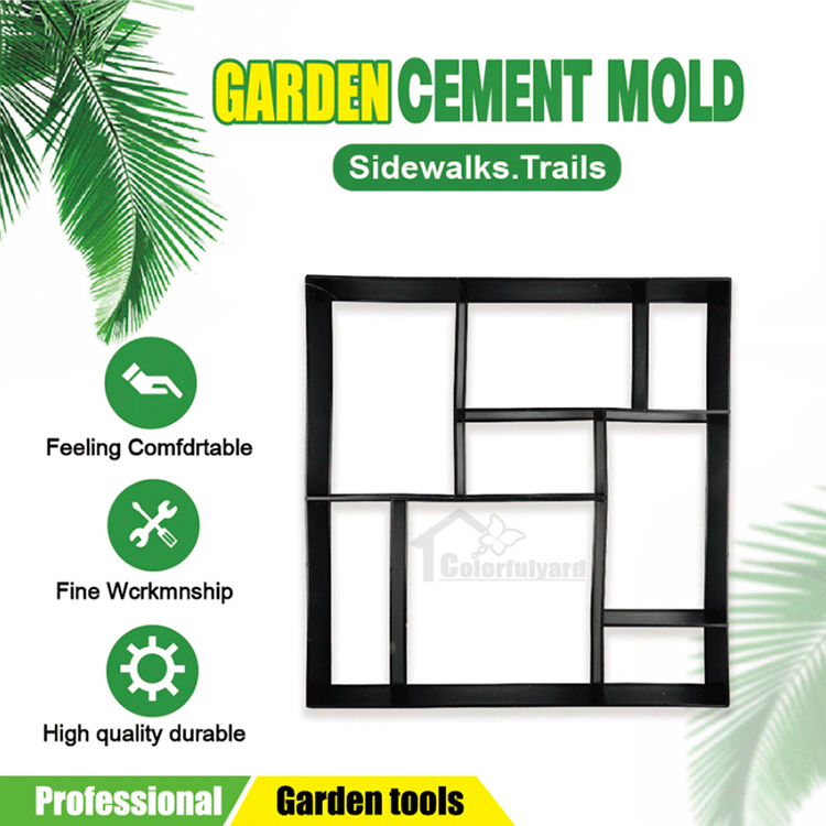 Reusable-DIY-Cement-Pavement-Mold-2 Reusable-DIY-Cement-Pavement-Mold-2