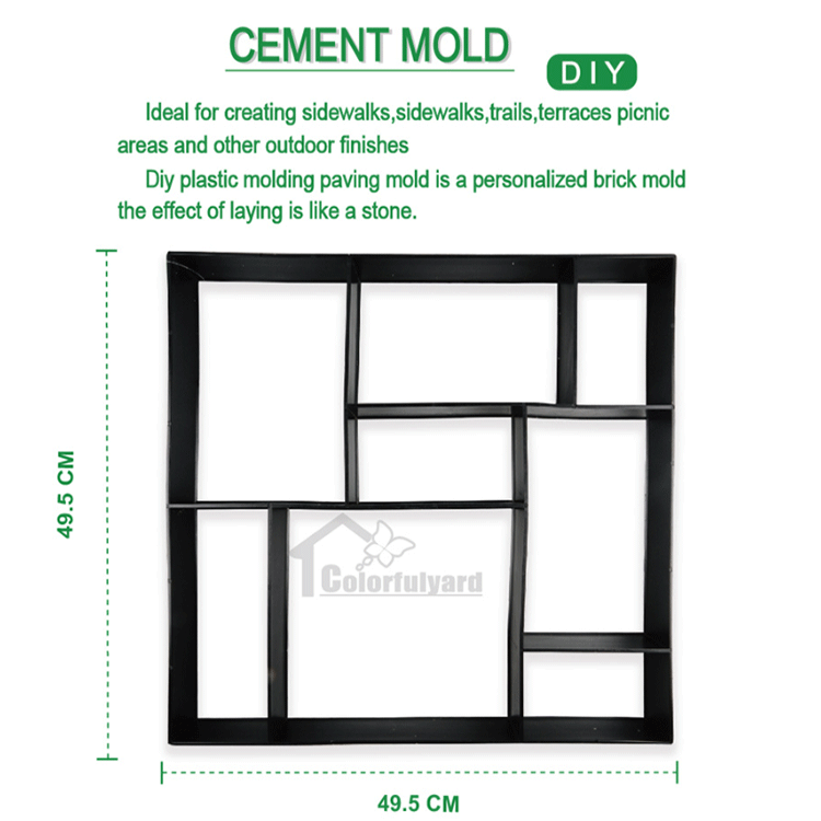 Reusable-DIY-Cement-Pavement-Mold-3 Reusable-DIY-Cement-Pavement-Mold-3