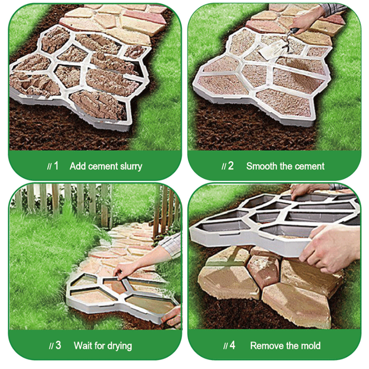 Reusable-DIY-Cement-Pavement-Mold-4 Reusable-DIY-Cement-Pavement-Mold-4