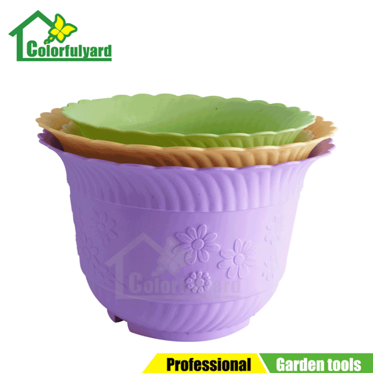 PP resin wave flower pots 2 PP resin wave flower pots 2