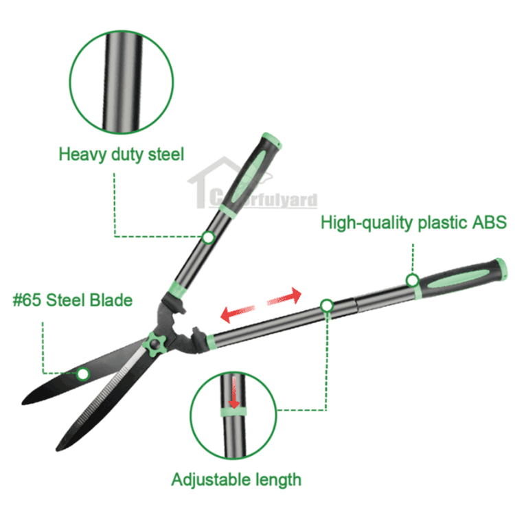 Thickened Stainless Steel Hedge Shears 4 Thickened Stainless Steel Hedge Shears 4