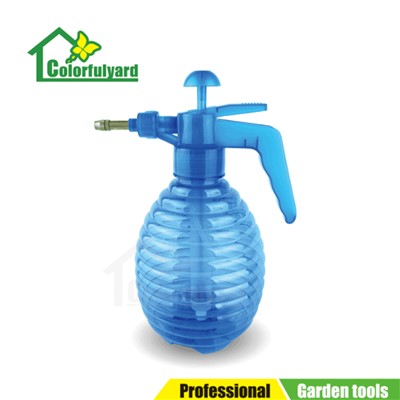 Blue Translucent Pressure Sprayer Bottle