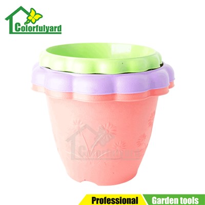 PP Resin Wave Flower Pots