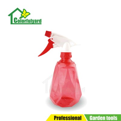 Red Translucent Pressure Sprayer Bottle