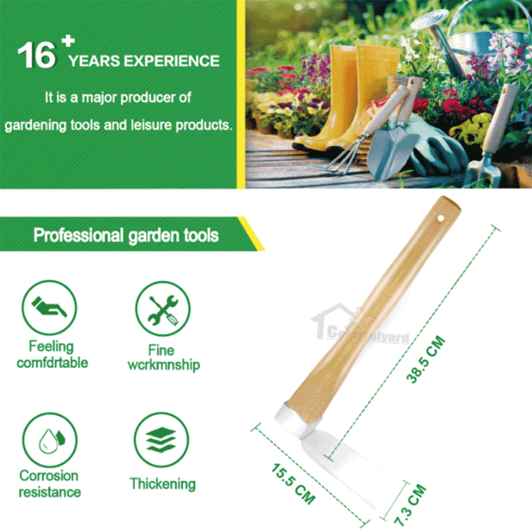 Stainless Steel Hoe With Wooden Handle best Stainless Steel Hoe With Wooden Handle best